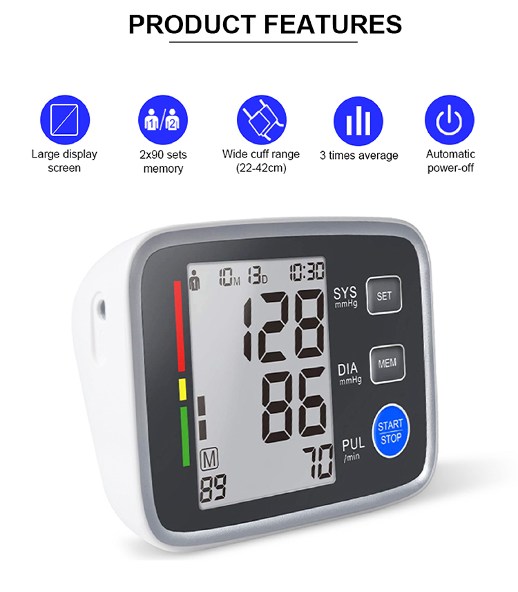 Blood Pressure Monitor U80EH (6)