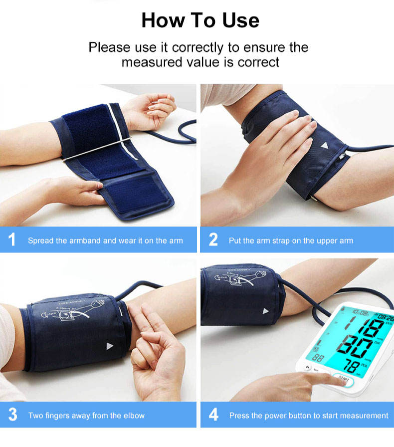Automatic upper arm blood pressure monitor U81D (6)