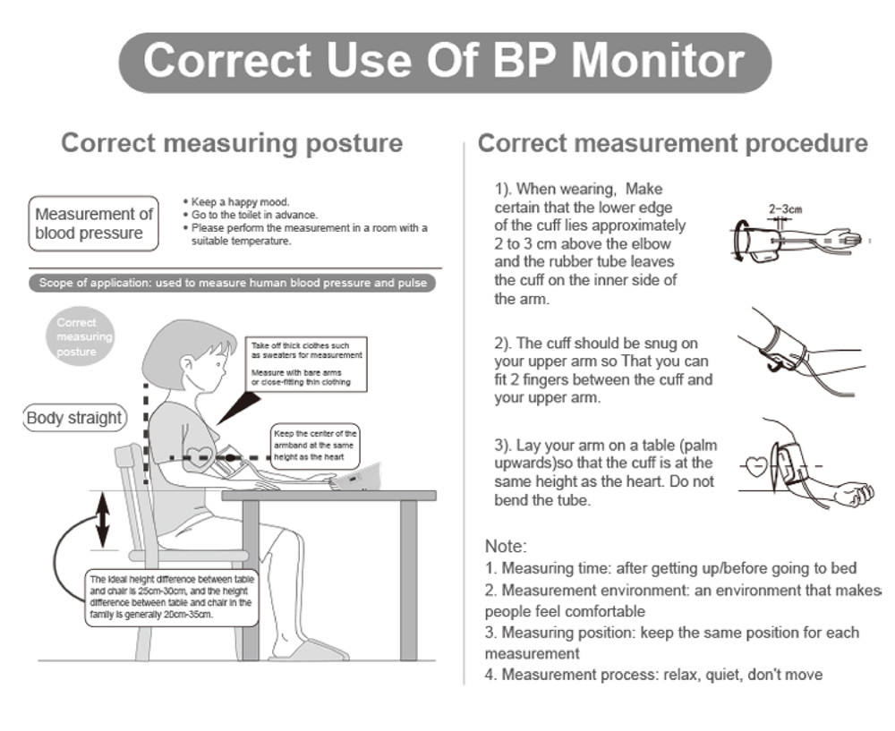 Upper Arm Digital Blood Pressure Monitor U83Z (9)