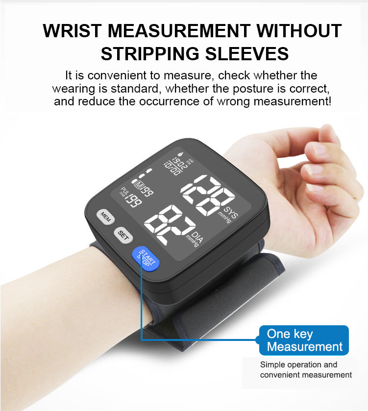 Automatic wrist blood pressure monitor U62GH (7)