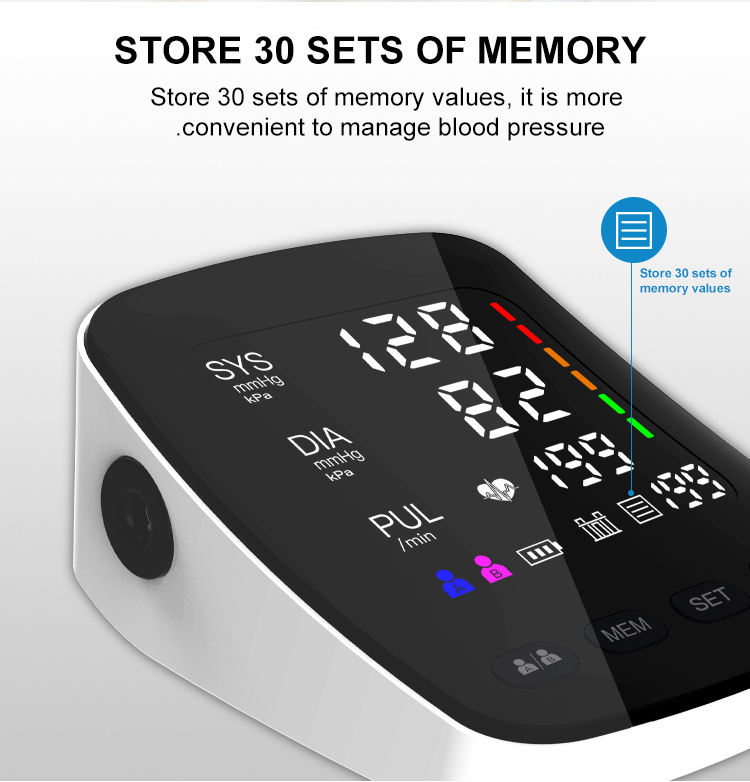 Digitālais augšdelma asinsspiediena mērītājs U82RH (5)